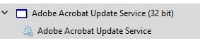 Adobe Acrobat Update Service Process Issue - Adobe Community - 9161851